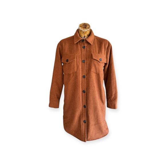 Thread & Supply Jackets & Blazers - Thread & Supply light jacket button front XS brown